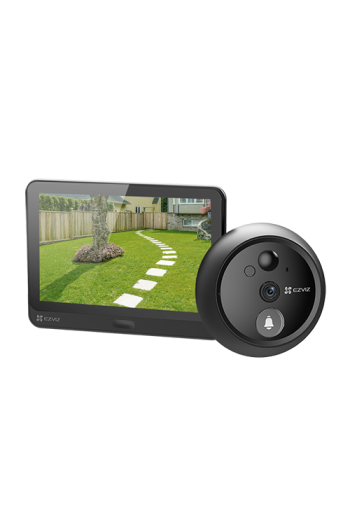 Vizor electronic smart EZVIZ, Wi-Fi, FullHD 1080P, monitor 4.3 inch, acumulator 4600mAh, slot SDcard CS-HP4(2WPFBS)