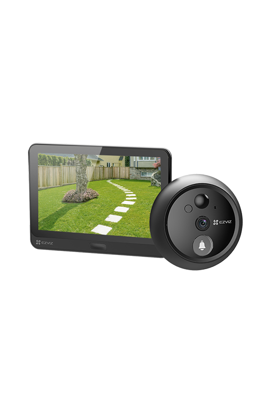 Vizor electronic smart EZVIZ, Wi-Fi, FullHD 1080P, monitor 4.3 inch, acumulator 4600mAh, slot SDcard CS-HP4(2WPFBS)