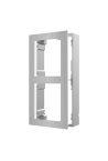 Rama montaj aparent din otel inoxidabil, 2 module, pentru Interfon modular - HIKVISION DS-KD-ACW2-S