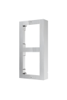 Rama montaj aparent din otel inoxidabil, 2 module, pentru Interfon modular - HIKVISION DS-KD-ACW2-S