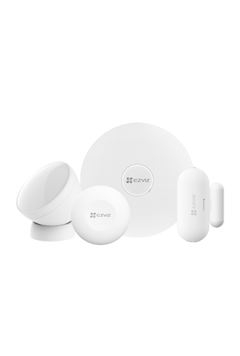 Kit sistem de alarma Smart Home EZVIZ, comunicare Wireless ZigBee CS-B1-HomeSensorKit