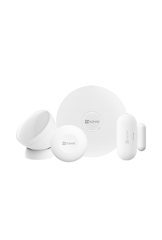 Kit sistem de alarma Smart Home EZVIZ, comunicare Wireless ZigBee CS-B1-HomeSensorKit