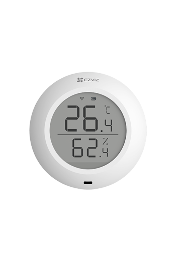 Senzor de temperatura si umiditate Smart Home EZVIZ, afisaj 1.8 inch, comunicare Wireless ZigBee CS-T51C