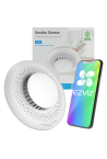 Senzor de fum Smart Home EZVIZ, avertizare optica si acustica, comunicare Wireless ZigBee CS-T4C