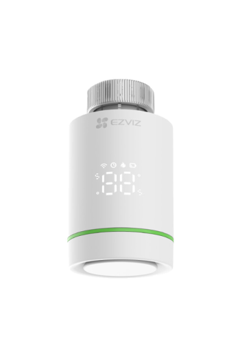 Termostat inteligent EZVIZ, pentru calorifer, afisaj LED, precizie 0.5Â°C, comunicare Wireless ZigBee CS-T55-R100-G