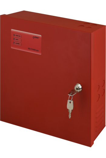 Sursa de alimentare EN 54-4, 27.6V/1.6A, cutie metalica cu loc acumulatori 2x7Ah/12V - PULSAR EN54C-2A7