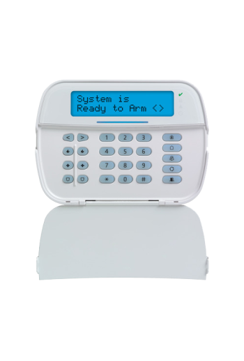 Tastatura LCD alfanumerica, cablata, 128 zone, cititor proximitate, SERIA PRO - DSC HS2LCDPROEE3