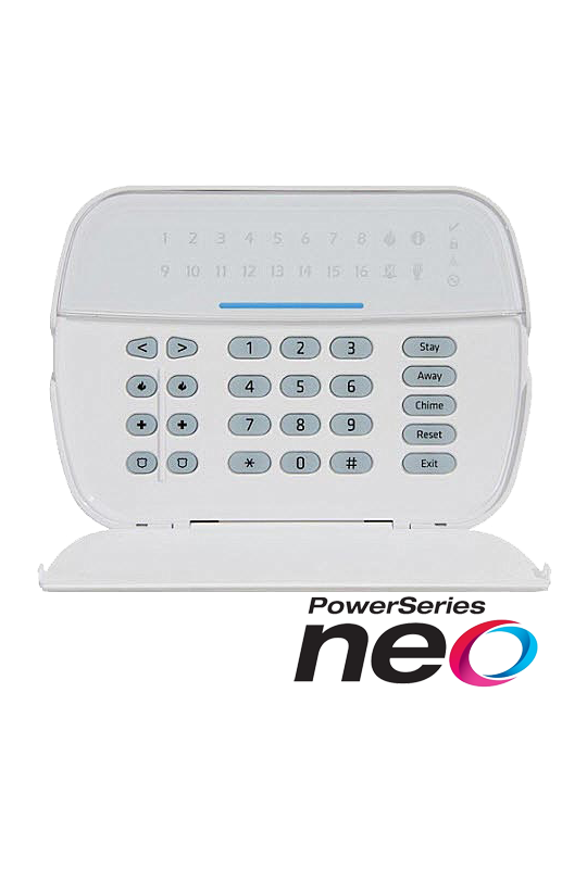 Tastatura LED, cablata, 16 zone, SERIA NEO - DSC HS2LEDE1