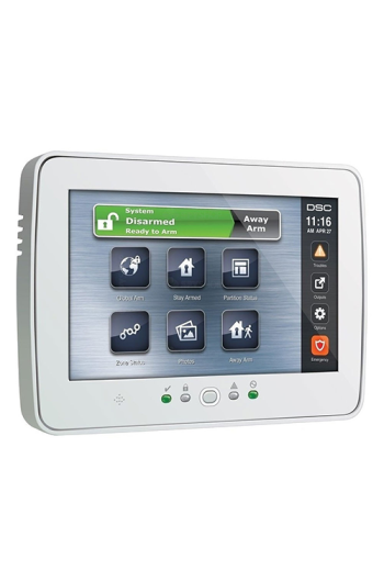 Tastatura touch screen color 7', 248 zone, alb, EN/RO, SERIA PRO - DSC HS2TCHPROEE1