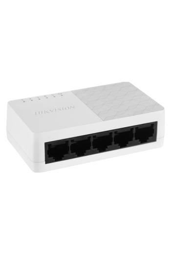 Switch 5 porturi 10/100/1000 Mbps RJ45 - HIKVISION DS-3E0505D-O