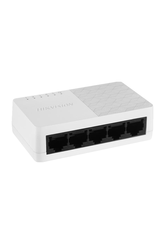 Switch 5 porturi 10/100/1000 Mbps RJ45 - HIKVISION DS-3E0505D-O