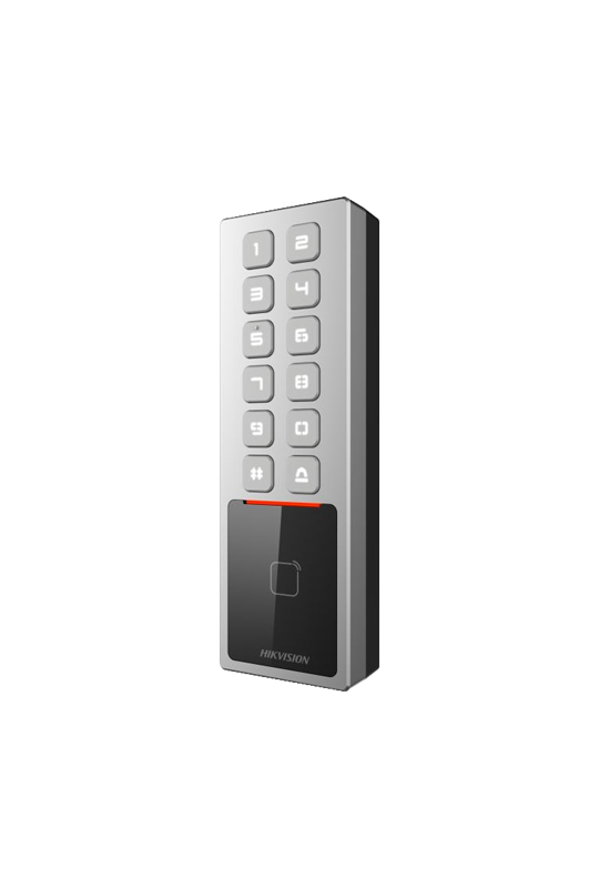 Terminal control acces, PIN/Card M1, Wiegand, RS485, Alarma, IK08 - HIKVISION DS-K1T805MX