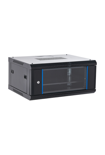 Rack perete 4U 19'' 600x450, capacitate incarcare 60 Kg, negru - ASYTECH Networking ASY-4U-6045WL