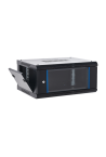 Rack perete 4U 19'' 600x450, capacitate incarcare 60 Kg, negru - ASYTECH Networking ASY-4U-6045WL