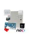 Kit alarma la efractie DSC NEO cu sirena interioara KIT2016INT
