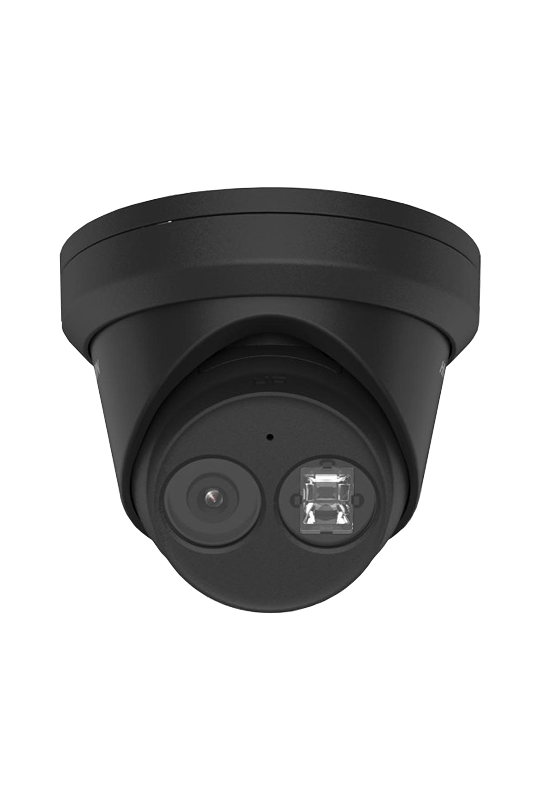 AcuSense - Camera IP 4MP, lentila 2.8mm, IR 30m, Mic. PoE, neagra - HIKVISION DS-2CD2343G2-IU-2.8mm-BLACK