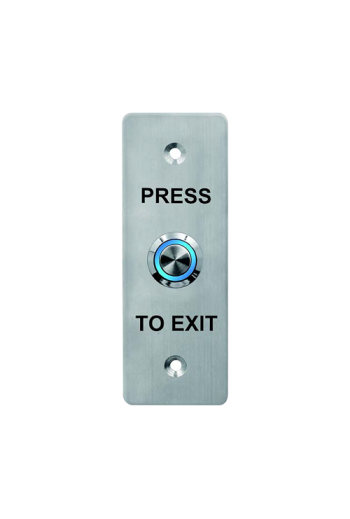 Buton de iesire, montaj ingropat, inox, LED, NO-NC-COM, 115 x 40 mm CSB-408L