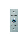 Buton de iesire, montaj ingropat, inox, LED, NO-NC-COM, 115 x 40 mm CSB-408L