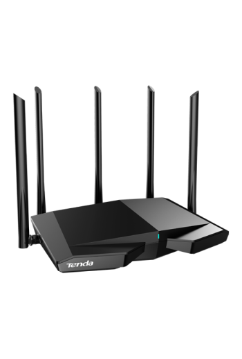 Router Wi-Fi 6e, AX5700 TriBand 2.4/5GHz/6GHz, 861+2402+2402 Mbps,  5x6dBi, 4 x Gigabit - TENDA TND-TX27-PRO