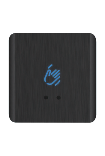 Buton de iesire Touchless ajustabil, aluminiu, negru, montaj aparent, IP66 CSB-20C30S-AL2