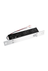 Bolt electric Fail Safe (NC), 12 Vcc, delay 0-3-6 secunde, monitorizare CSL-39-NC