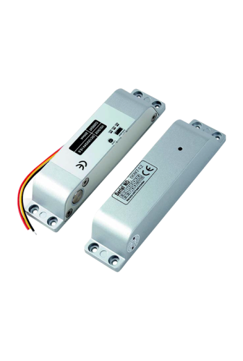 Bolt electric Fail Safe (NC), montaj aparent, 12 Vcc, delay 0-3-6 secunde, monitorizare, 200 x 28 x 39 mm CSL-150NC