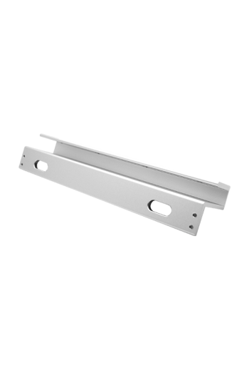 Suport aluminiu UZL pt. montaj electromagnet tip CSE-280P pe usi sticla fara rama CSE-280P-UZL
