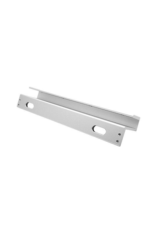 Suport aluminiu UZL pt. montaj electromagnet tip CSE-280P pe usi sticla fara rama CSE-280P-UZL