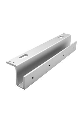 Suport aluminiu UZL pt. montaj electromagnet tip CSE-280P pe usi sticla fara rama CSE-280P-UZL