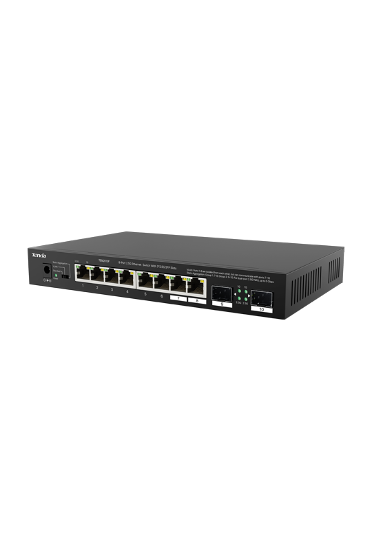 Switch 8 porturi 2.5 Gigabit, 2 porturi SFP 2.5 Gigabit - TENDA TND-TEM2010F