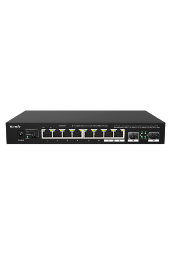 Switch 8 porturi 2.5 Gigabit, 2 porturi SFP 2.5 Gigabit - TENDA TND-TEM2010F