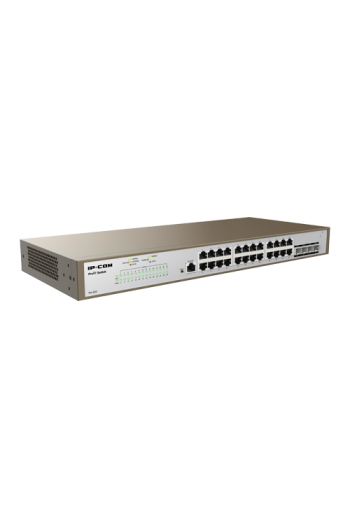Switch 24 porturi Gigabit, 4 porturi SFP Gigabit, 1 port RJ45 consola, Management, 1U - IP-COM PRO-S24