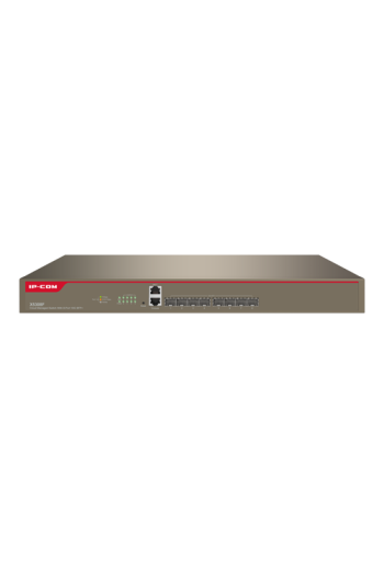 Switch 8 porturi SFP+ 10 Gbps, 2 porturi gestionare, management, 1U - IP-COM X5308F