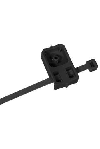 Suport cu brida plastic 4.8x286 mm TBBL negru (200 buc.) - CELO 94TBBL