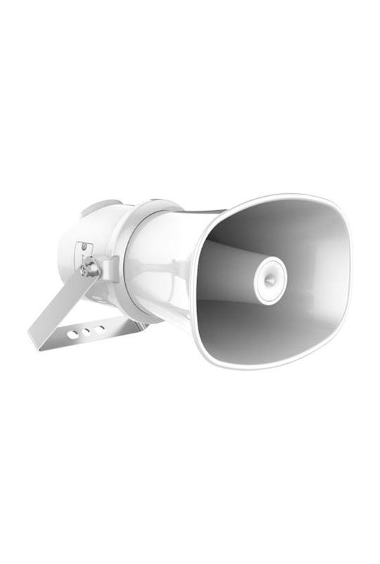 Difuzor IP cu palnie 25W, Mic., 4GB EMMC, iesire Alarma 12VDC 25mA, IP67 - HIKVISION DS-QAZ1325G1T