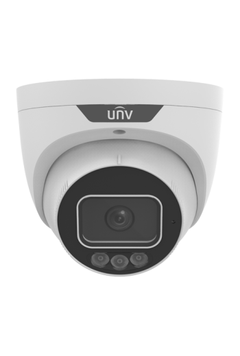 ColorHunter - Camera IP, 8MP, lentila 2.8mm, IR 30m, WL 30m,  Audio, Alarma, PoE - UNV IPC3638SS-ADF28KMC-I1