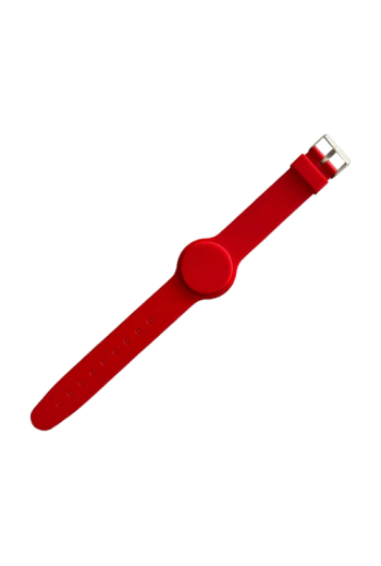 Bratara de proximitate MIFARE (13.56MHz), silicon rosu CSW-MF13-R