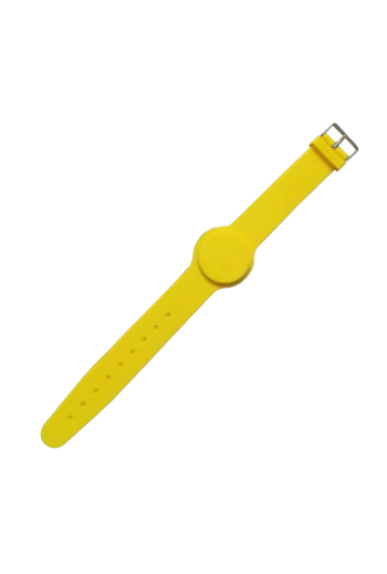 Bratara de proximitate MIFARE (13.56MHz), silicon galben CSW-MF13-Y