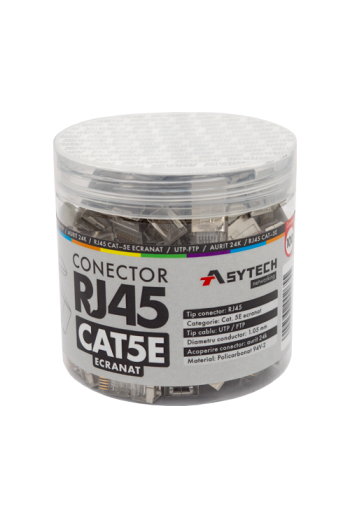 Mufa RJ-45 FTP Cat.5e, ecranata (100 buc) RJ45M-CAT5E-JAR