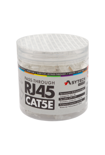Mufa RJ-45 UTP Cat.5e EZ Passthrough (100 buc) RJ45-CAT5-EZ-JAR