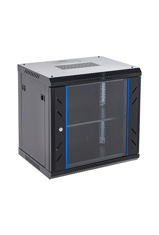 Rack perete 12U 19' 600x450, capacitate incarcare 60 Kg, negru - ASYTECH Networking ASY-12U-6045WL