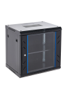 Rack perete 12U 19' 600x450, capacitate incarcare 60 Kg, negru - ASYTECH Networking ASY-12U-6045WL