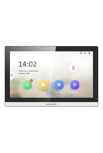Monitor videointerfon TCP/IP, Wi-Fi, ecran LCD 7', Alarma  - HIKVISION DS-KH6350-WTE1