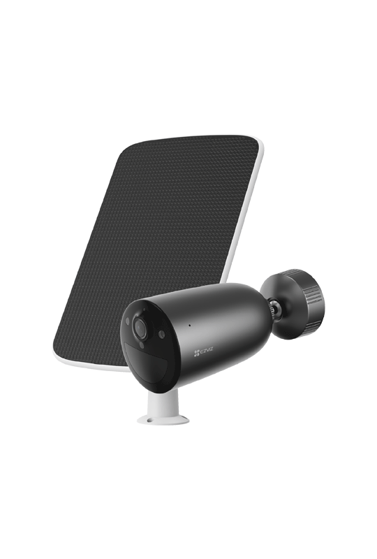 Kit camera IP + panou solar, rezolutie 3MP, Wi-Fi6, baterie 5.200 mAh, Audio bidirectional - EZVIZ CS-EB3-3MP-SP(kit)