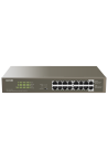 Switch 16 porturi Gigabit PoE - Tenda TND-TEG1116P-16-150W