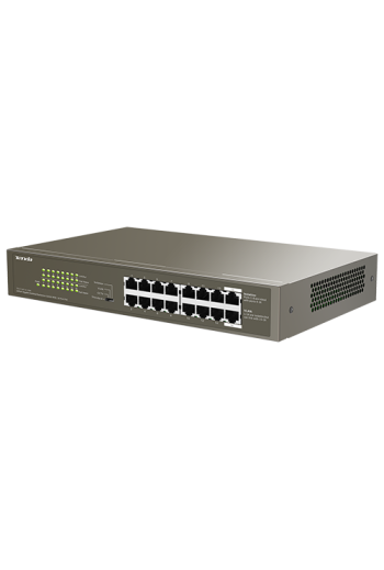 Switch 16 porturi Gigabit PoE - Tenda TND-TEG1116P-16-150W