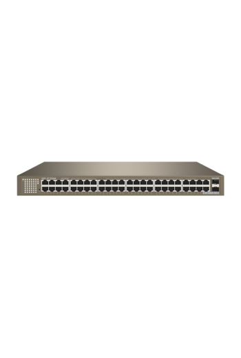 Switch 48 porturi Gigabit, 2 porturi SFP Gigabit, L2 Cloud Management - IP-COM G3350F