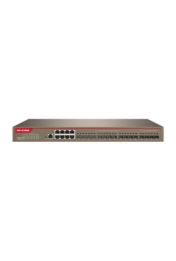 Switch 8 porturi Gigabit, 16 porturi SFP Gigabit, L3 Cloud Management - IP-COM G5324-16F