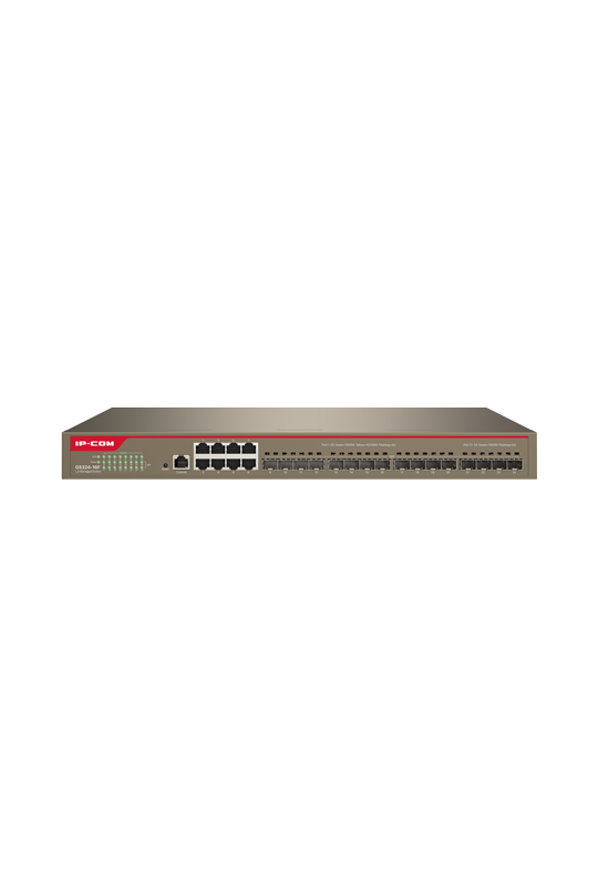 Switch 8 porturi Gigabit, 16 porturi SFP Gigabit, L3 Cloud Management - IP-COM G5324-16F