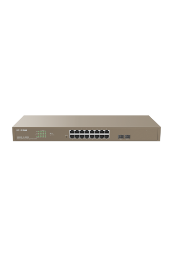 Switch 16 porturi PoE Gigabit, 2 porturi SFP Gigabit, Cloud Management - IP-COM G3318P-16-250W